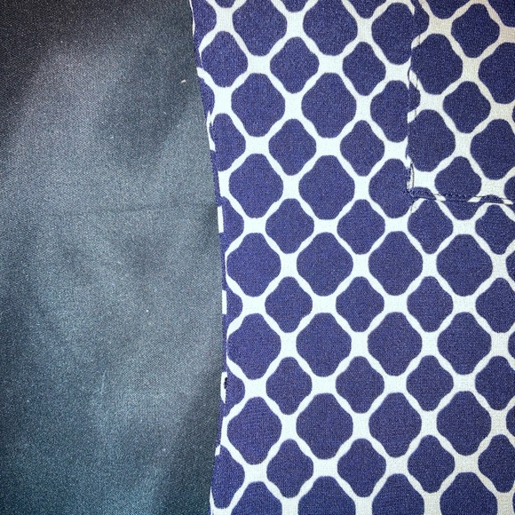 EN FOCUS STUDIO Women’s Dress Dark Blue Tan Patterned. Size 4 - Picture 12 of 12